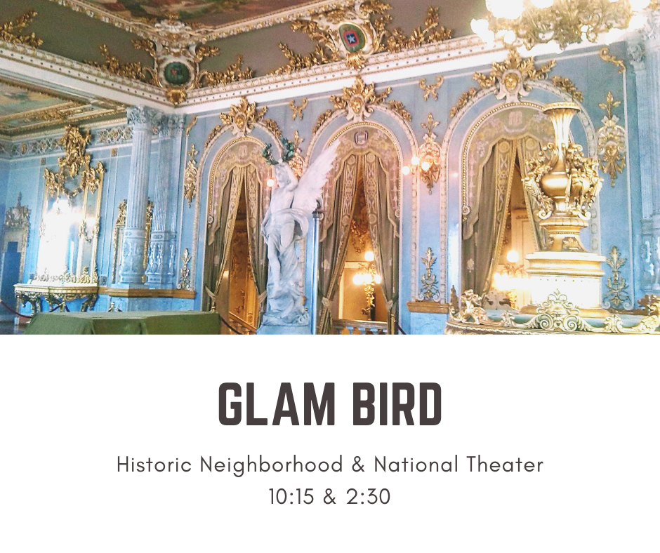 10:15a.m & 2:30 p.m. Historic Walking Tour of San Jose, inside of National Theater